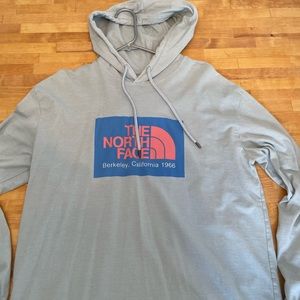 The north face light logo hoodie